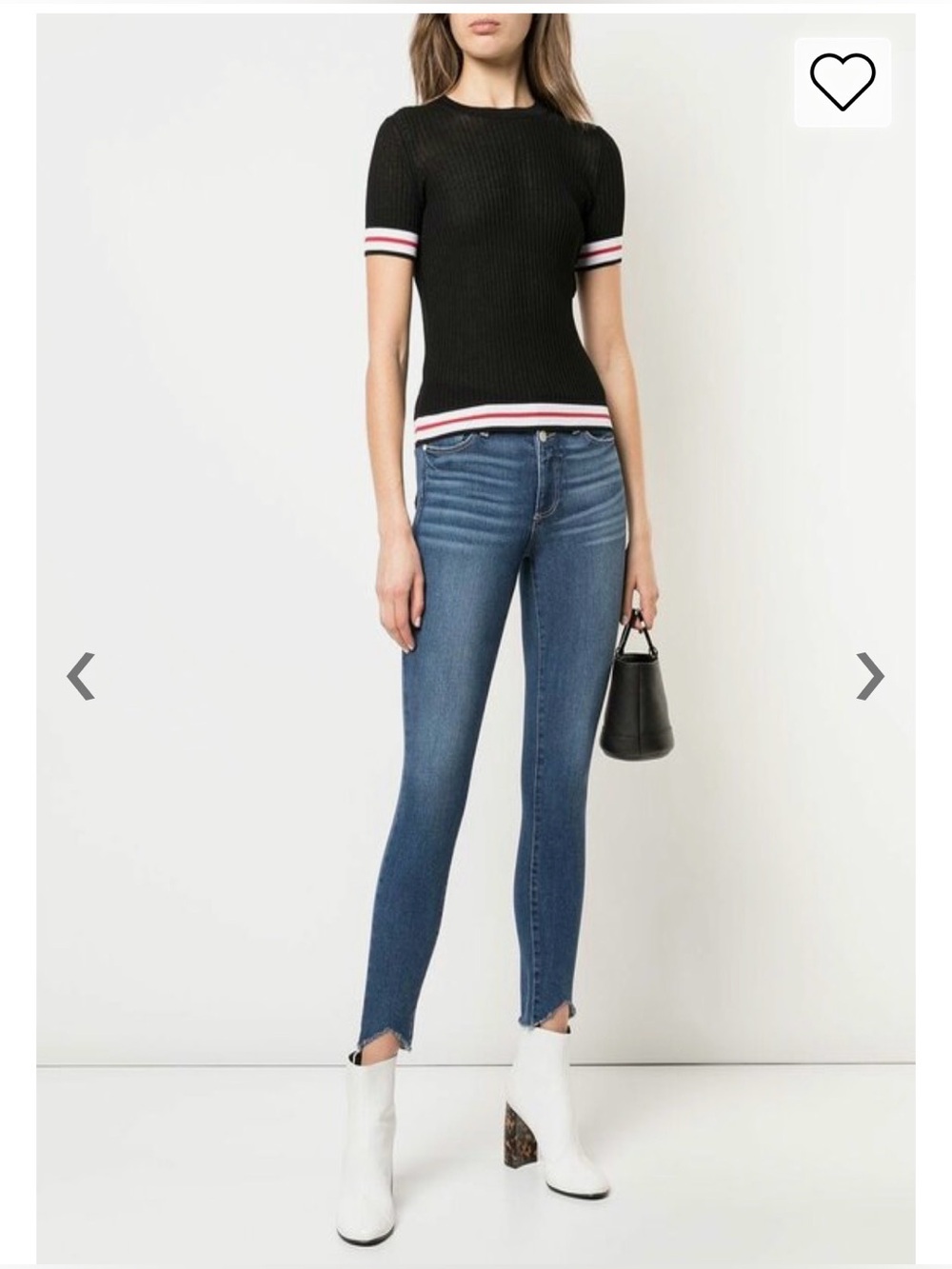 PAIGE Hoxton Janie Raw Edge Split Ankle Jeans